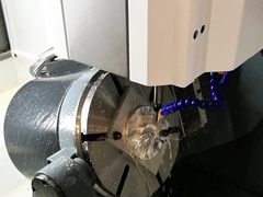 Yüksek hassasiyetli Metal 5 Eksenli CNC İşleme Paslanmaz Çelik Bakır Alüminyum Motor Evi