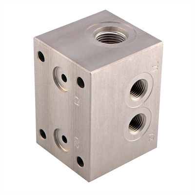 Alüminyum Hidrolik Manifold Threaded Cartridge Valve Manifold CNC İşleme Hizmetleri