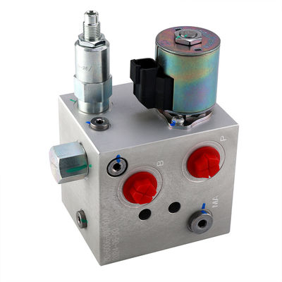 Alüminyum 7075 Hidrolik Valf Manifold Hidrolik Motor Kontrol Valf Ters Valf