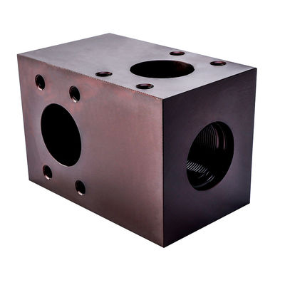 CNC İşlenmiş Alüminyum dökme demir Hidrolik Manifold Valve Blok Akış Kontrol Valvu