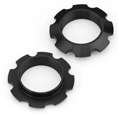 Özel CNC Alüminyum İşleme Hizmetleri Anodizasyon Siyah/Altın Renk